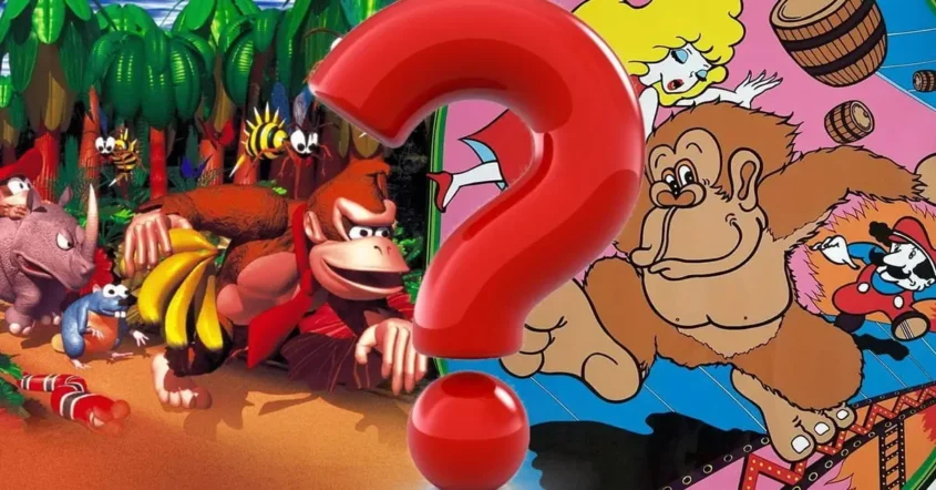 E se o Donkey Kong Country usasse o design original do antigo DK?