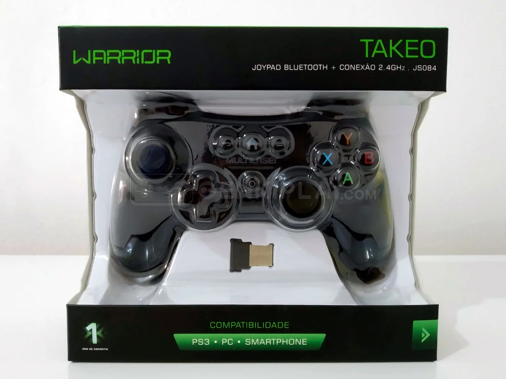 Gamepad Warrior Takeo (JS084) para Android com Bluetooth e USB para PC é bom? compartilhei networks analise gamepad warrior takeo js084 multilaser 01
