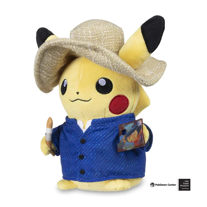 compartilhei networks museu van gogh e pokemon pikachu de pelucia