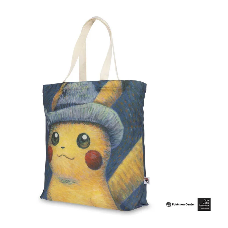 compartilhei networks museu van gogh e pokemon pikachu ecobag sacola