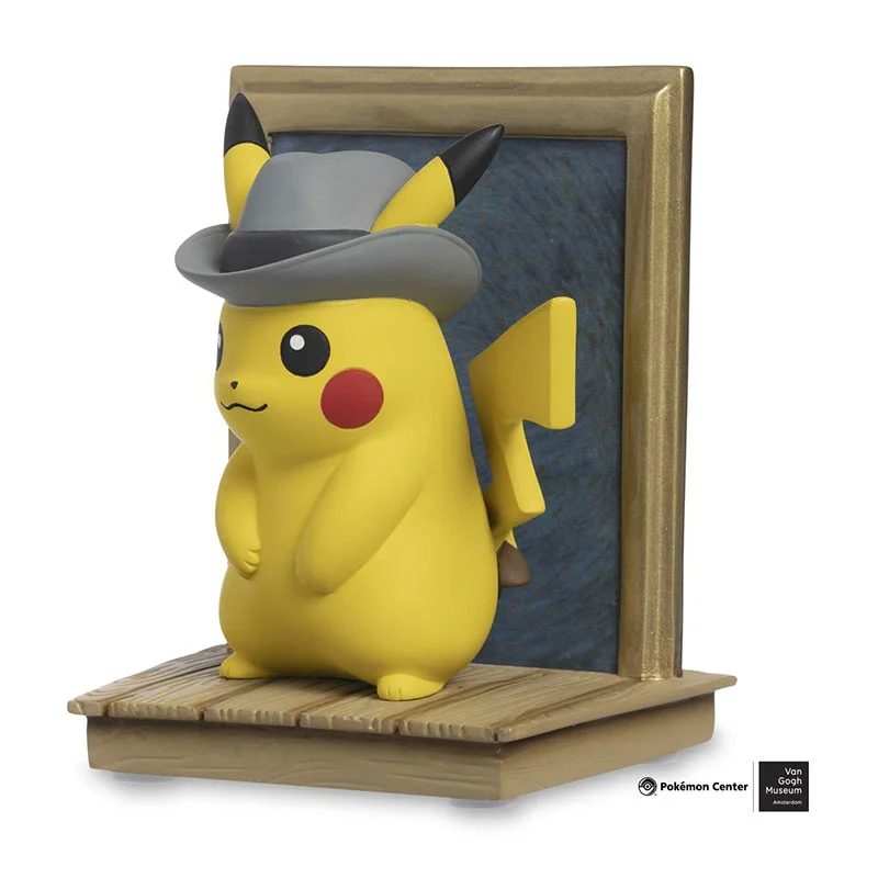 compartilhei networks museu van gogh e pokemon pikachu estatueta