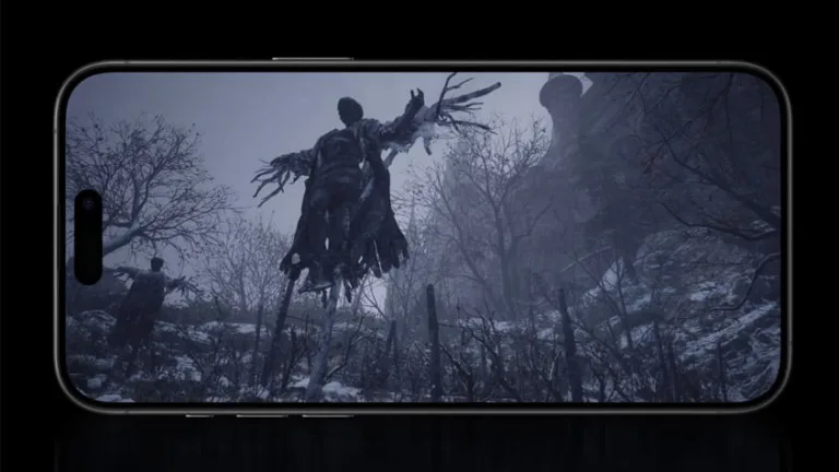 Resident Evil™ Village traz o universo do terror de sobrevivência agora no iPhone 15 Pro e iPad