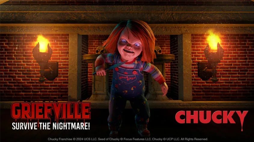 Roblox – Chucky está disponível em experiência interativa em Griefville para reviver os filmes icônicos de terror