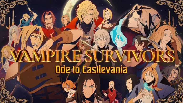 Vampire Survivors anuncia DLC gigante inspirada em Castlevania, chamada Vampire Survivors: Ode to Castlevania