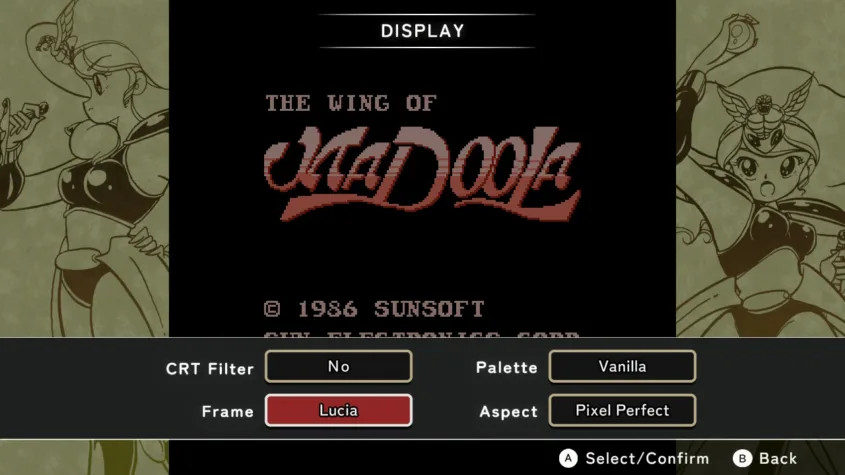 Muitas opções de exibição de imagem - SUNSOFT is Back! Retro Game Selection