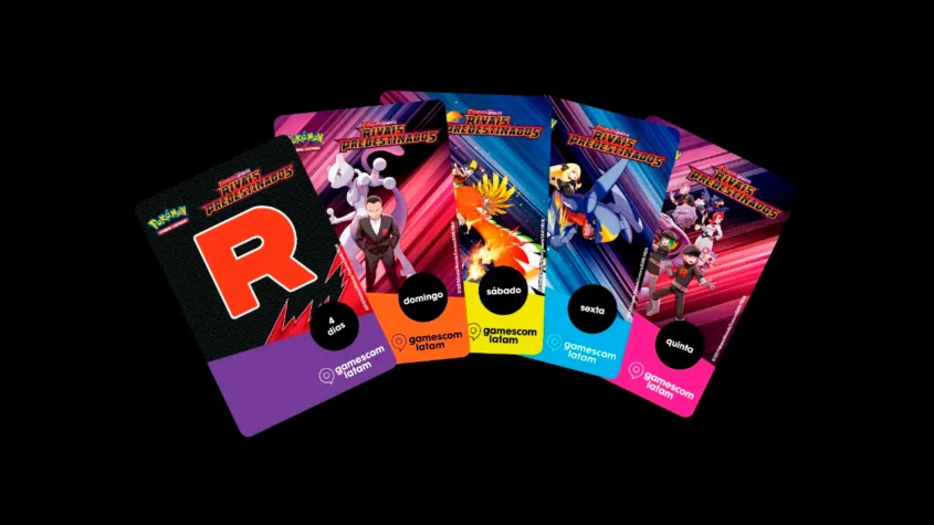 compartilhei networks games eventos gamescom latam 2025 credencial pokemon