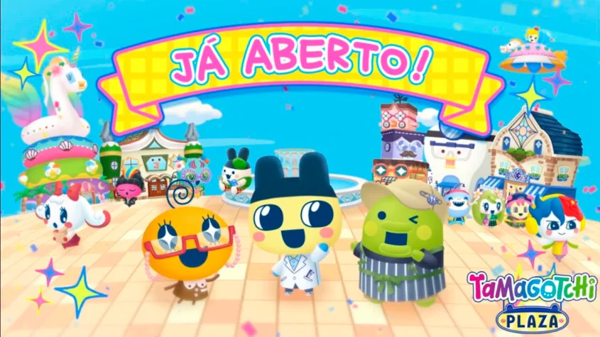 Tamagotchi Plaza já está disponível